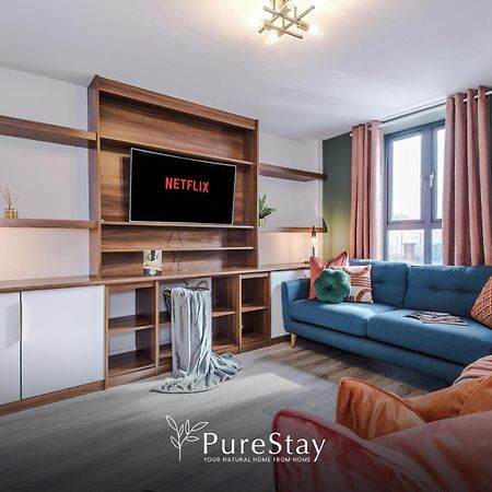 Stunning Five Bedroom Manchester House With Free Parking By Purestay Short Lets & Serviced Accommodation Экстерьер фото