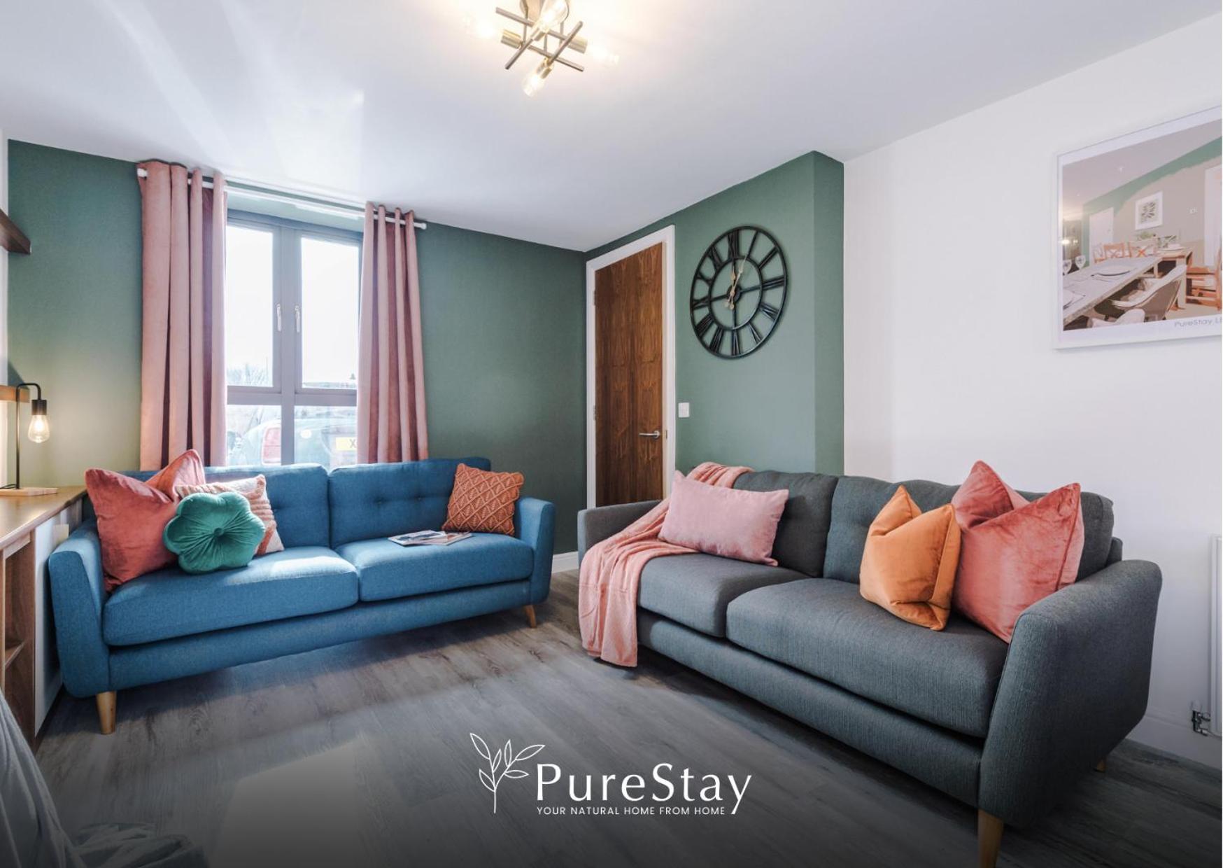 Stunning Five Bedroom Manchester House With Free Parking By Purestay Short Lets & Serviced Accommodation Экстерьер фото